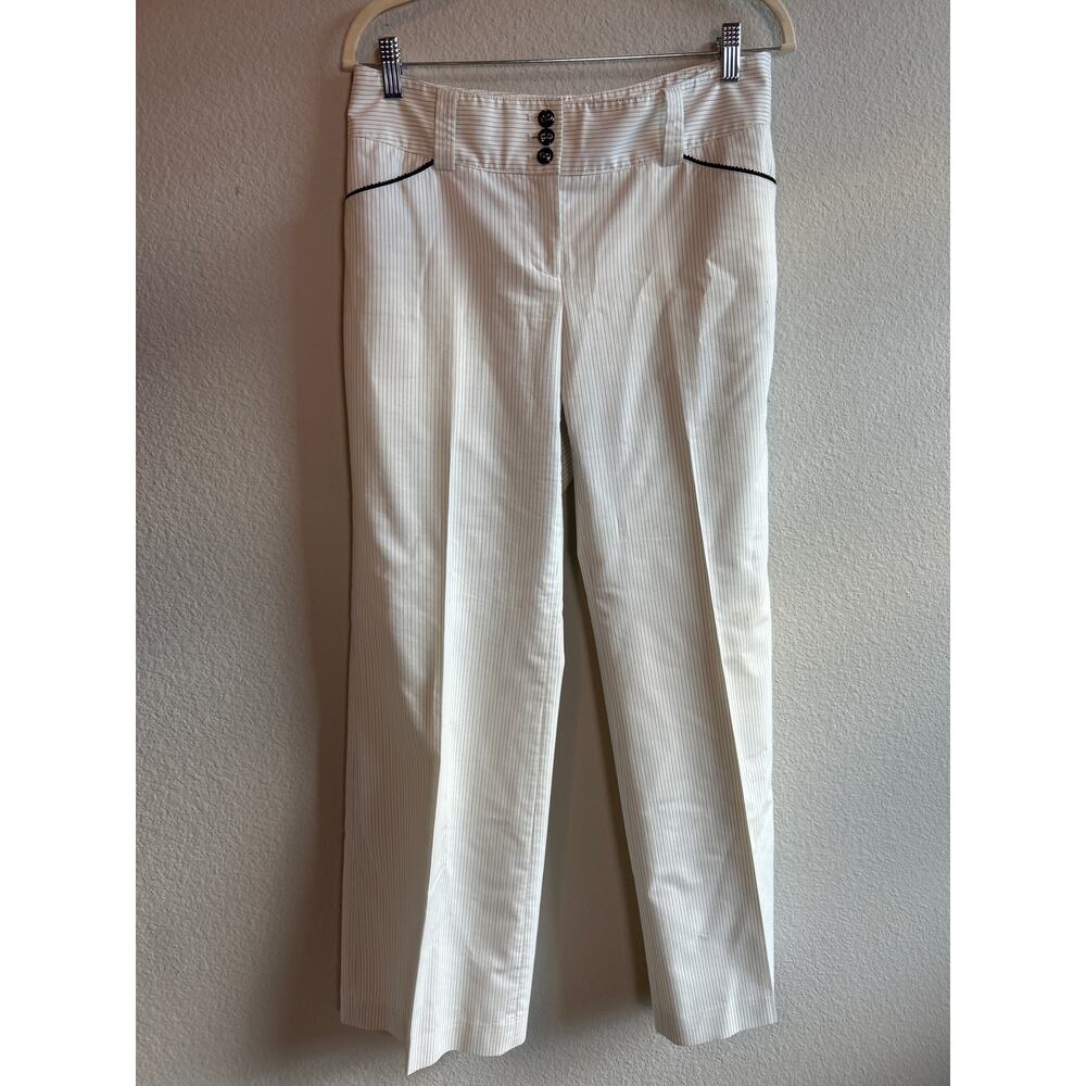 White House Black Market | Pinstripe Trouser Pant | 6R - Picture 3 of 15